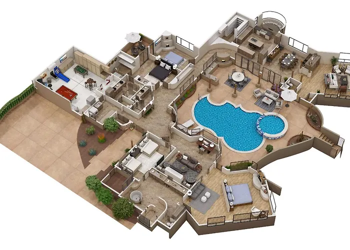 Panoramic Views, Game Room, Pool, Hot Tub!